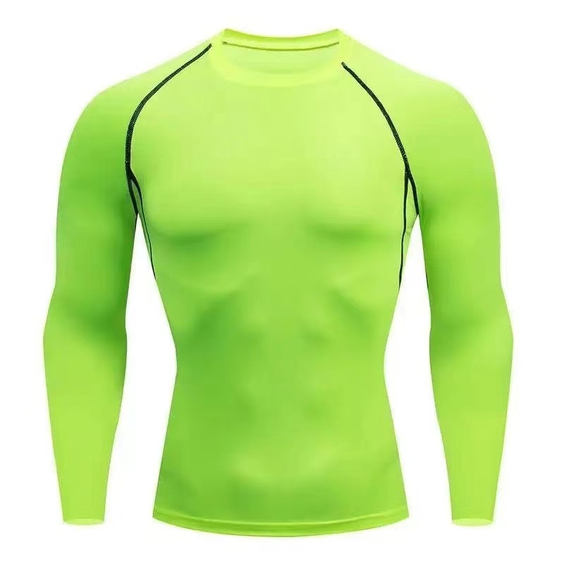 Kaos Lari Kompresi Pria Lengan - Muscle Tee Workout ulasan dan harga