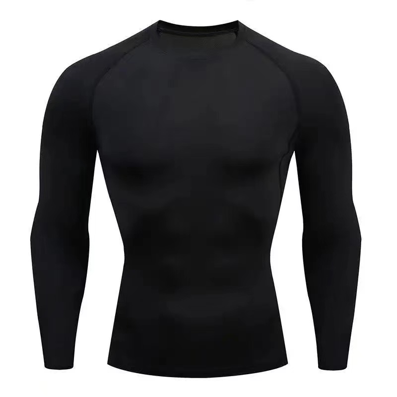 Kaos Lari Kompresi Pria Lengan - Muscle Tee Workout ulasan dan harga