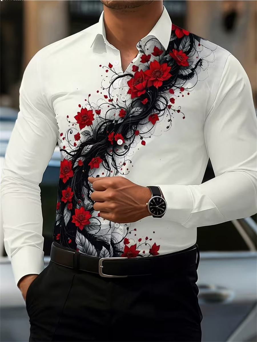 Kemeja Pria Lengan Panjang Mot - Fashion Mens Shirt ulasan dan harga