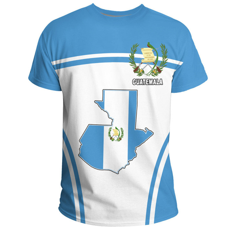 Kaus gambar peta bendera 3D ka - Men'S Fashion Guatemala ulasan dan harga