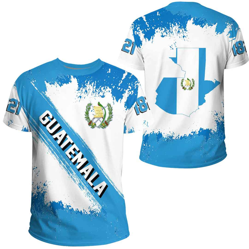 Kaus gambar peta bendera 3D ka - Men'S Fashion Guatemala ulasan dan harga