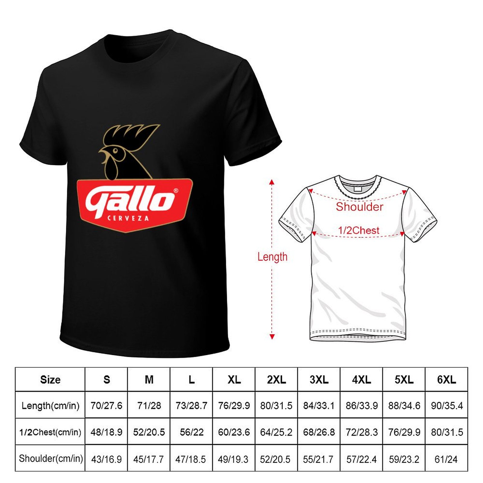 Cerveza Gallo - Kaos T-Shirt G - Men'S Fashion Guatemala ulasan dan harga