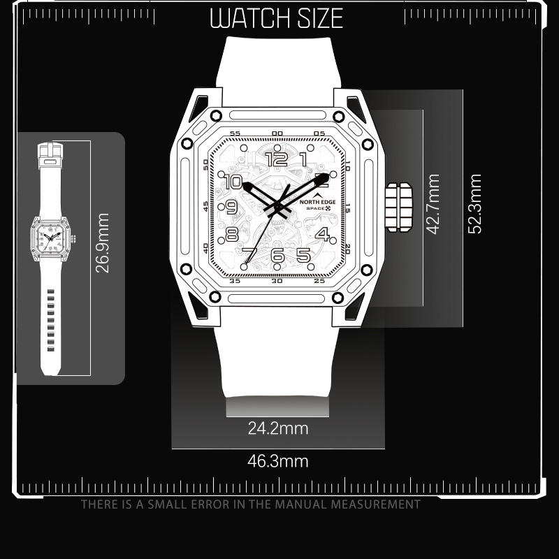 NORTH EDGE Jam Tangan Mekanis  - Men'S Fashion X ulasan dan harga