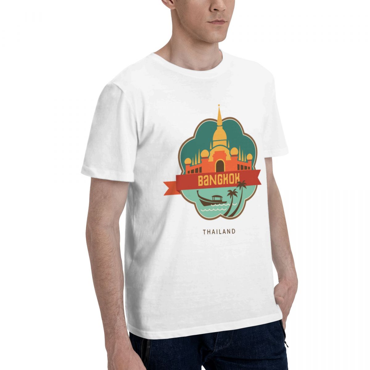 Kaus kasual Unisex Pria Wanita - Mens Fashion Bangkok ulasan dan harga