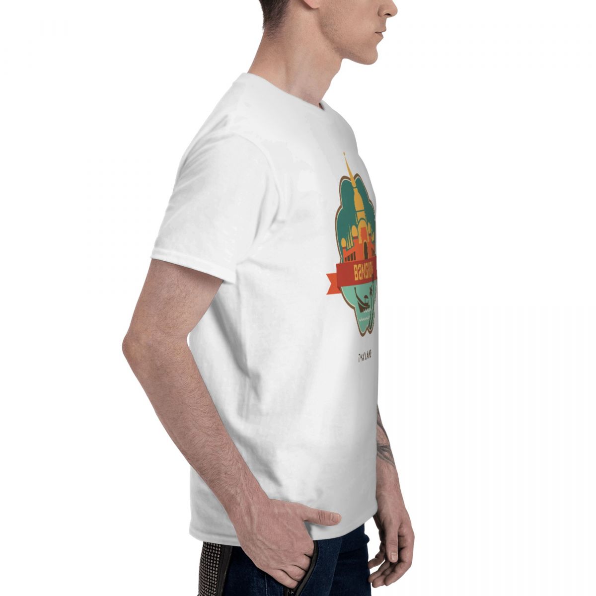 Kaus kasual Unisex Pria Wanita - Mens Fashion Bangkok ulasan dan harga