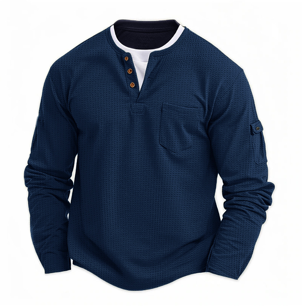 Kemeja pria lengan panjang war - Fashion Mens Shirt ulasan dan harga
